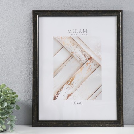 Photo frame Plastic "Mira" 30x40 cm, 642477-15 (plastic screen)