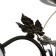 Susana chandelier 3x15W E27 Black/Gold 53x53x32cm Bayerlux