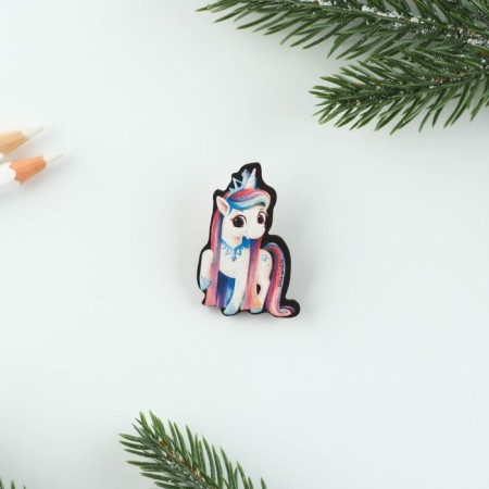 Gift New Year's set "Magic near": notebook, pencils, stickers and icon-9