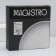 A set of plates of porcelain dining Magistro Mien, 6 objects: D = 26.3 cm, white color