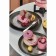 A set of lunch plates Liberty Jones Dots, D = 26 cm, 2 pcs, black color