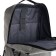 Men's backpack on a zipper, 4 outer pockets, with USB, gray color