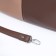 Richet Cross-Boda Bag on a zipper, outer pocket, brown/beige color