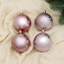 Set of balls plastic D-8 cm, 4 pcs 
