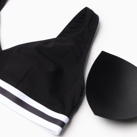 Feminine bustier, black color, size 46 (m)-4