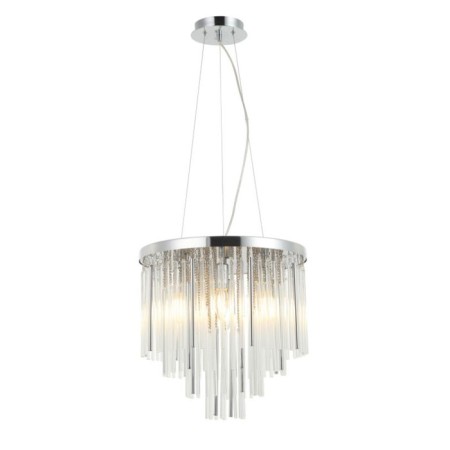 Style Rain 6XE14 40W Sighter Caus-Survival, size 40x40x53-150 cm, chromium color-1
