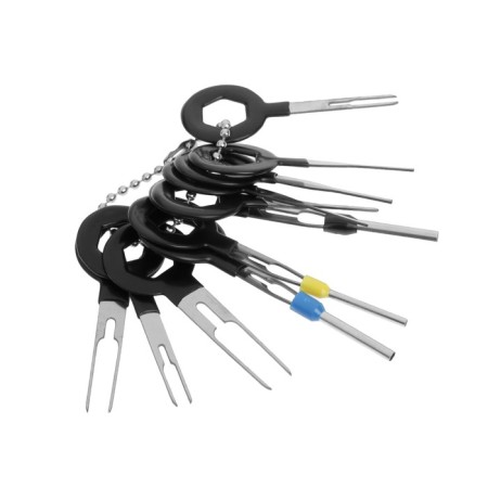 Auto electronics tool, rubberized, set of 11 items-1