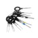 Auto electronics tool, rubberized, set of 11 items