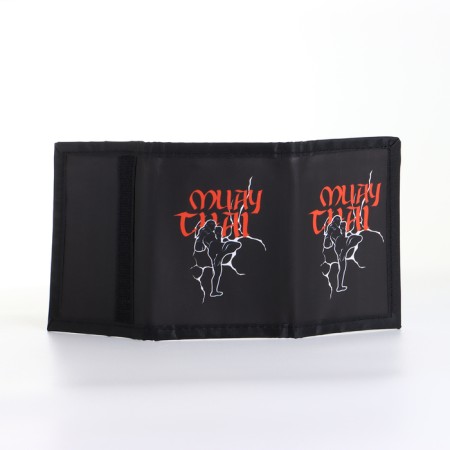 Children's wallet on Velcro "chosen", black color-3