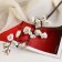 Artificial flowers "Sakura branch" 3x60 cm, white