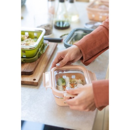 Container for baking, storage and carrying of products in the Smart Solutions cover, beige color, 1050 ml-5