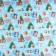 Double -sided craft paper "Mail Santa Claus", 70 x 100 cm, New Year