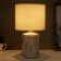 Table lamp "Ilmrammore" 1he14 40W Beige 17.5x17.5x30.5 cm Risalux