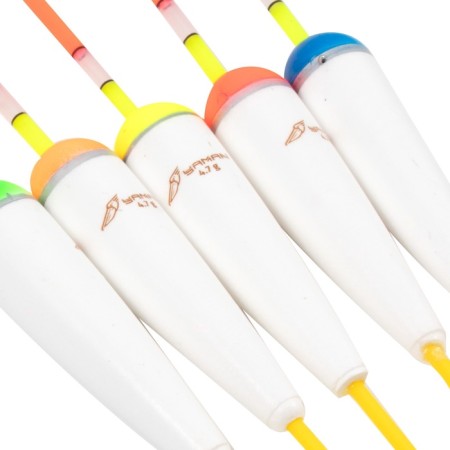 Flot Yaman "cone" with colored antenna, polystyrene, 4.7 g, color mixt. 5 pcs.-2