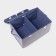 Stelly box for storage "stripes", 44.5 × 30 × 24.5 cm, blue color