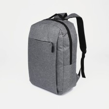 Youth backpack from lightning textiles, 2 pockets, gray color
