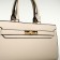 Women's bag with lightning, textura, average size, milk color