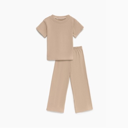 Kid for children (T -shirt, trousers) KAFTAN p. 34 (122-128 cm), beige-5