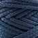 Knitting cord 100% polyester, width 5 mm 100m (jeans)