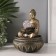 The desktop fountain from the network, backlight "Buddha in front of the lotus" 16x16x22 cm