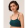 Female top on thin straps Mirey Top Spalla Stretta, size 44-46, emerald color