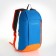 Sports' backpack on lightning, Textura, external pocket, blue color