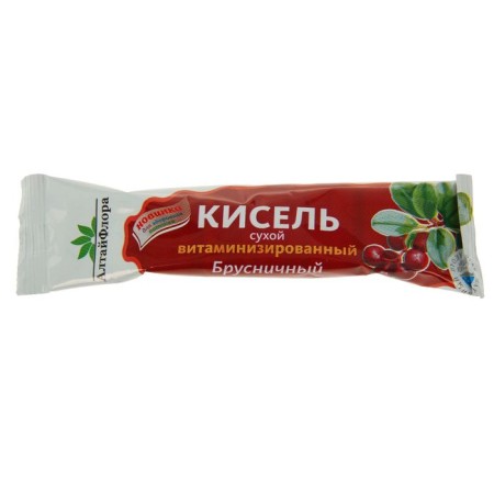 Kisel dry vitaminized "Altaiflora" in sticks, lingonberry, 20 g-3