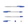 A set of ballpoint pens Erichkrause R-301 Classic Stick, 8 pieces, node 1.0 mm, blue ink blue