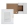 Archive folder with ties, microhofrocard, 80 mm, white, up to 750 liters