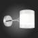 Wall lamp EVOLUCE. Sle102801-01. Miento. 1x40 W, E14, 12x13 cm, color chromium