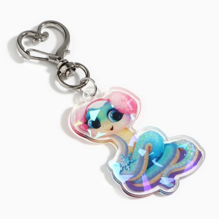 Holographic keychain "Magic moments", 4.8 x 3.5 cm-4