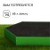 The flowerbed is galvanized, d = 80 cm, h = 15 cm, bright green, Greengo