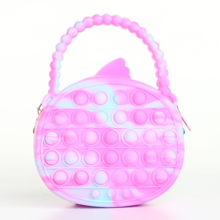 Bag's bag with lightning, pink/blue color-1
