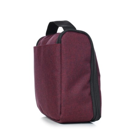 Uninser, synthetic fabric, 200x175x60 cm, burgundy-3