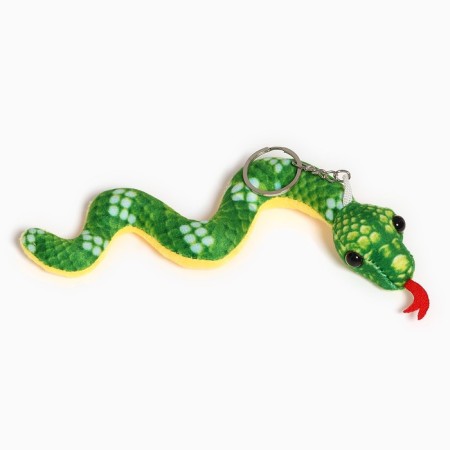 Soft toy "snake" on a key fob, 18 cm, color mix-2