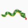 Soft toy "snake" on a key fob, 18 cm, color mix