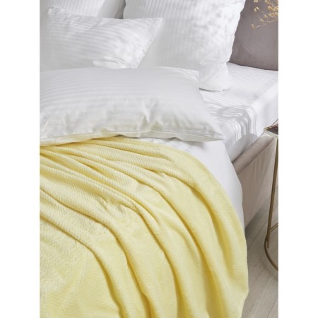 Mimosa plaid, size 150x200 cm, yellow color-7