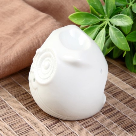 Aroma lamp ceramics "Purple Council" 7.7x8.5x8 cm-1
