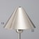 Table lamp with lampshade Risalux "Nialla" Modern, E27, 3 W, silver, 23 × 23 × 51.5 cm