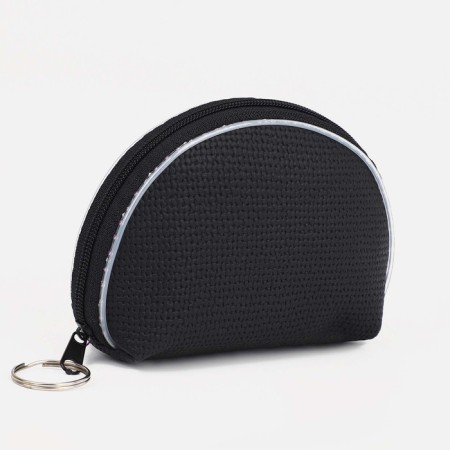 Women's wallet with lightning, black color