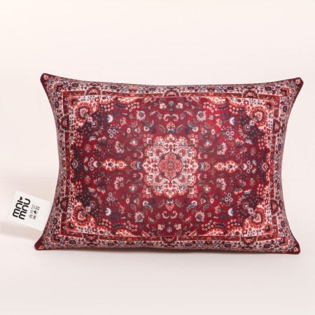 Pillow - anti -stress "carpet", burgundy-4