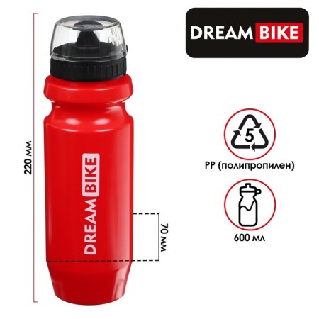 Cycling Dream Bike, 600 ml, red color