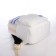 Young backpack from a lightning textile, 5 pockets, white color