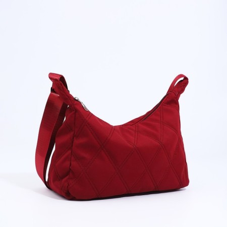 Love bag with a zipper, red color-2