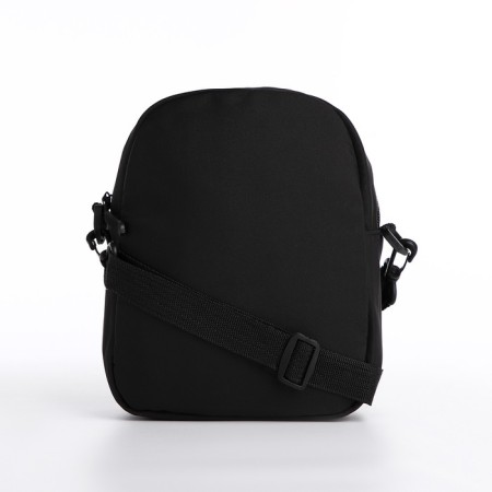 Youth bag with zipper, black color-3