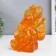 Souvenir Polystone "Ganesha - Indian Divine" Orange with gold 14x8x7 cm