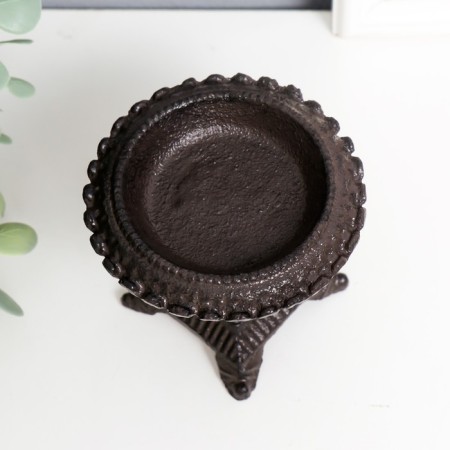 Cast iron candle for 1 candle "County" 9.5x9x9 cm-2