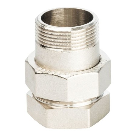 Соединение разъемное STOUT SFT-0041-000114, 1 1/4", ВР, "американка", уплотнение, никелиров-1
