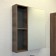 Mirror Cauline Cabinet Porto 75 for the bathroom, dark brown oak color
