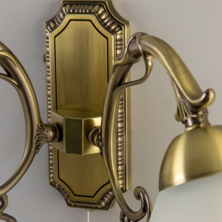 Sconces Citilux "Latur" CL413421, 24x20 cm, 2x75W, e27, brown color-19